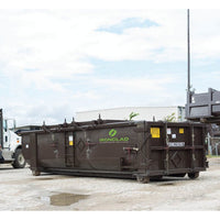 25 yd³ Dewatering Metal Lid Roll Off Box