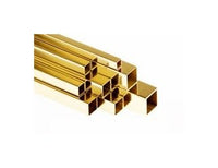 Custom Length Brass Square Tube