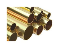 Brass Round Tube - 1-1/2" OD x 12" Length