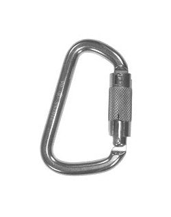 Auto Locking Stainless Steel Carabiner with Twist Lock Mechanism - Image 1