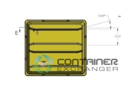 FDA Compliant 47x43x45 Reusable Bulk Shipping Pallet Container - Image 1