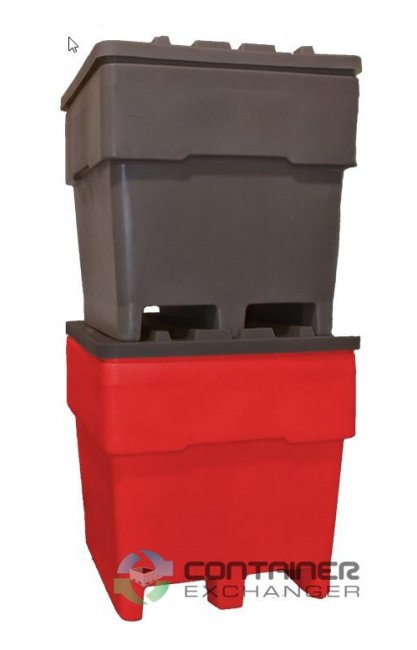 FDA Compliant 47x43x45 Reusable Bulk Shipping Pallet Container - Image 2