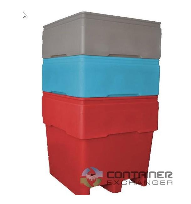 FDA Compliant 47x43x45 Reusable Bulk Shipping Pallet Container - Image 3