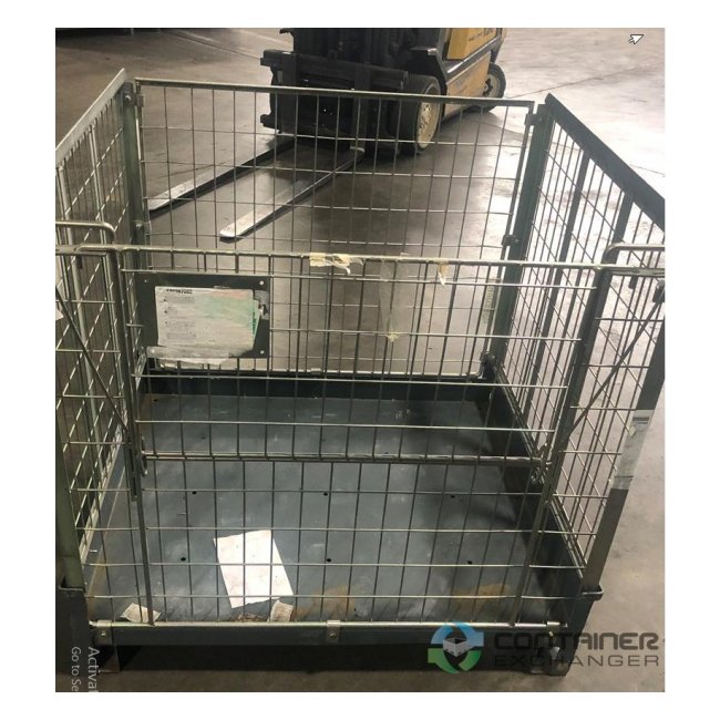 Heavy-Duty Collapsible Wire Basket - Container Exchanger - Image 2