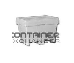 28x35x26 Solid Plastic Tub Pallet Container - Image 1