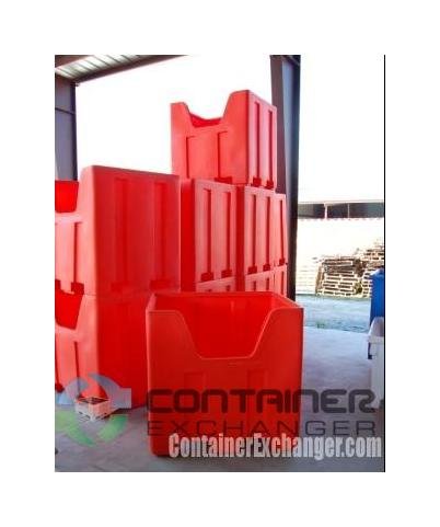 40-Inch Solid Plastic Tub Pallet Container - Image 3