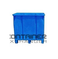 32x46x44 Solid Plastic Tub Pallet Container