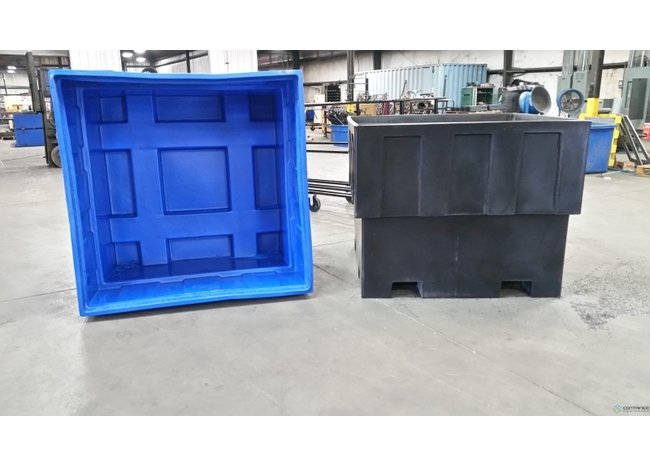60x60x48 Solid Plastic Tub Pallet Container - Image 1