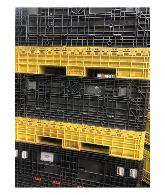 Collapsible Plastic Bulk Pallet Container 64x48x34 - Image 1
