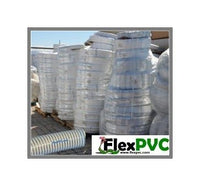 USA-Made FlexPVC® 1-1/2" x 3900' White/Clear Flexible PVC Pipe