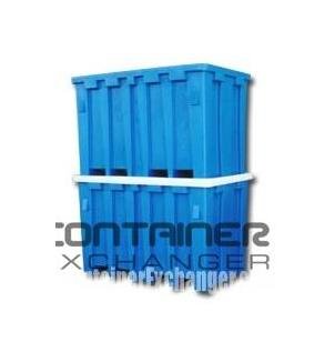 44x70x45 Solid Plastic Tub Pallet Container - Image 3