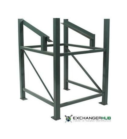 Container Exchanger 36x30x31 Metal Bulk Storage Bin with Parts Chute Gate - Image 1