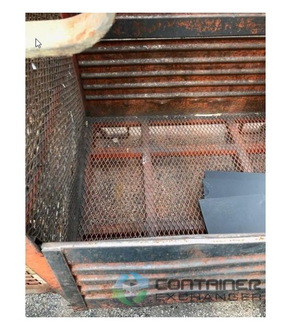 Heavy-Duty Mesh Floors Wire Basket with Solid & Mesh Walls - Image 2