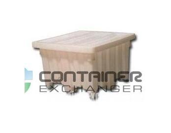 43x43x30 Solid Plastic Tub Pallet Container - Image 1