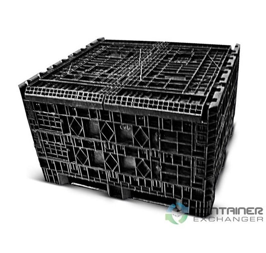 Container Exchanger 48x45x50 Plastic Collapsible Bulk Pallet Container - Image 1