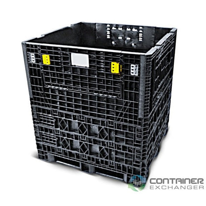 Container Exchanger 48x45x50 Plastic Collapsible Bulk Pallet Container - Image 2
