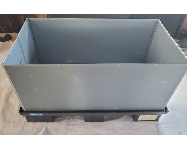 Collapsible Plastic Pallet Container - 46x24x26 in - Image 2