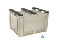 MacX 40x48 Solid Plastic Bulk Box Pallet Container