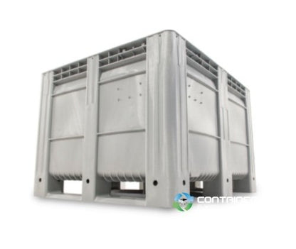 MacX 40x48 Solid Plastic Bulk Box Pallet Container - Image 2