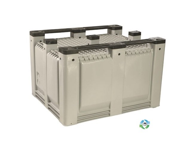 MacX 40x48 Solid Plastic Bulk Box Pallet Container - Image 3