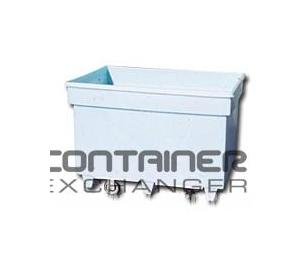 Solid Plastic Tub Pallet Container - 31x44x30 in - Image 1