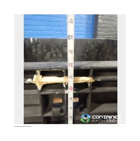 Collapsible 45x48x34 Pallet Container with 2 Drop Doors - Image 3