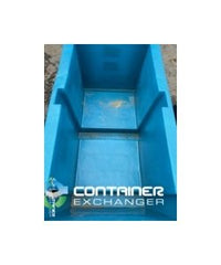 Heavy Duty 56x31x30 in Plastic Stackable Pallet Container with Lids