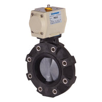 Hayward BYV Butterfly Valve - Actuation Ready, 10in PVC/GFPP