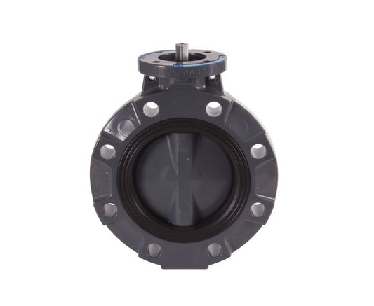 Hayward BYV Series Butterfly Valve - Actuation Ready, 12 in CPVC - Image 1