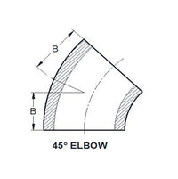 Unilok Male Pipe Weld Connector - Alloy 400, 1/2 Tube x 3/8 Pipe Stub