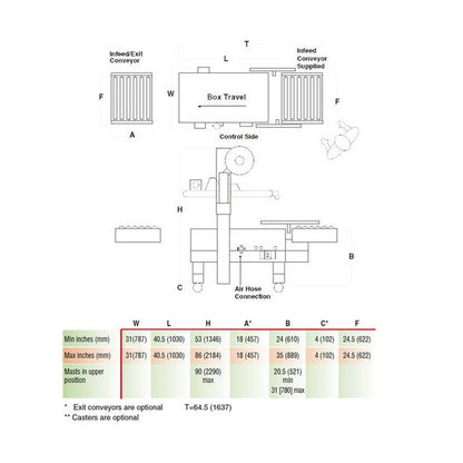 2" CPVC Simplex Basket Strainers with EPDM Seal and Flanged End Connections - Image 3