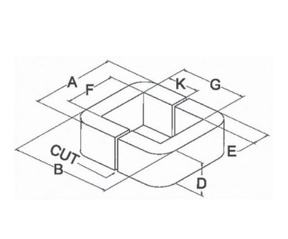 MK Magnetics C-Core - 0.001" Typical Thickness - Image 2