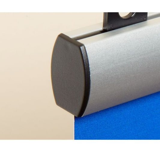 Elliptical Banner Hanger End Cap - Nylon Black - Image 1