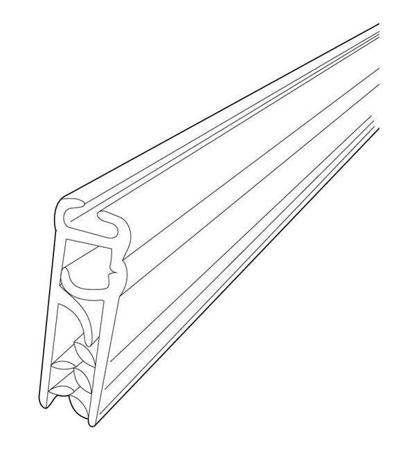 24" Clear Gripper Apollo Banner Hanger - Ceiling Systems Accessory - Image 2
