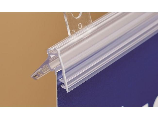 24" Clear Gripper Apollo Banner Hanger - Ceiling Systems Accessory - Image 3