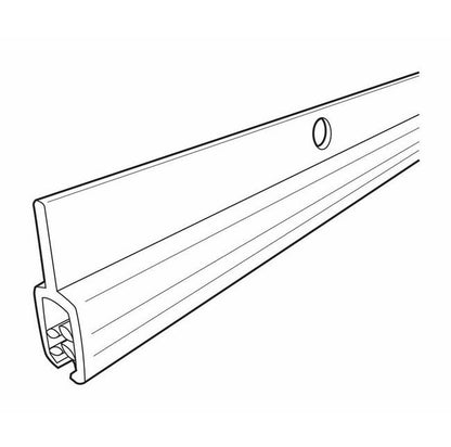 24" Clear Gripper Simple Banner Hanger - Image 2