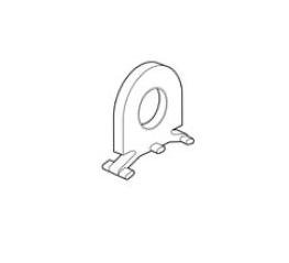 Clear Polycarbonate Elliptical Banner Hanger Clip - Image 2