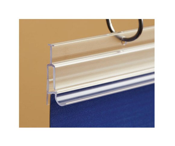 24" Snap-Shut Clear PVC Banner Hanger - Image 3