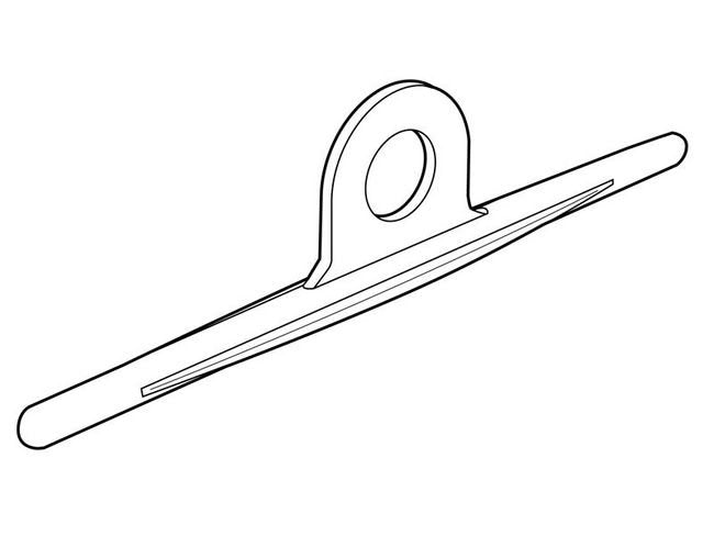 Elliptical Aluminum Banner Joiner Hanger Clip - Image 2