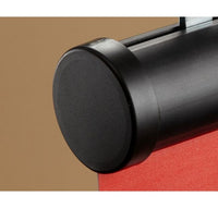 Round Graphic/Banner End Cap - Black Polypropylene