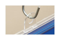 Adjustable White Nylon Banner Hanger Clip for Gripper Atlas and Apollo Systems