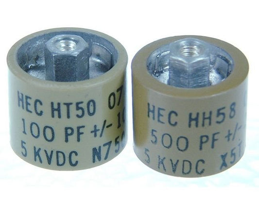 HT50 Series Ceramic Capacitors - 15pF, 7.5kV, NP0 Dielectric - Image 1