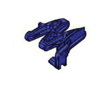 SpanTech® 50mm Blue PillowTop Chain with 6mm Moving Side Guide (Right Hand) - Image 1