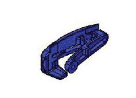 SpanTech® 50mm Blue PillowTop Link Chain with 6mm Left Hand Side Guide - Image 1
