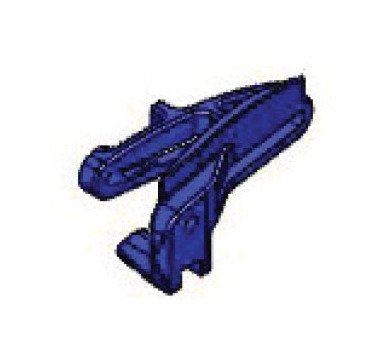 SpanTech® 50mm PillowTop Link Chain with 6mm Moving Side Guide - Right Hand, Blue - Image 1
