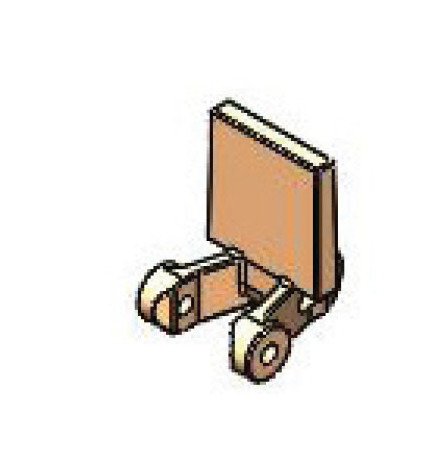 30mm Santoprene Center Pusher Cleat MultiSpan Link Chain - Image 1