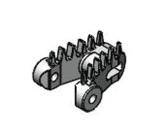SpanTech® 25mm Pitch MultiSpan Link Chain with 6mm Brush Top Size - Image 1