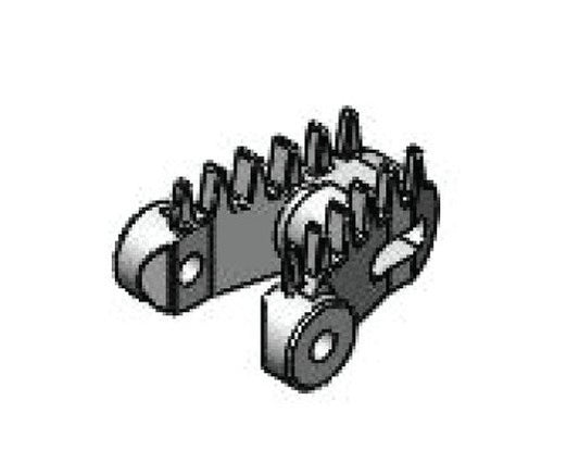 SpanTech® 25mm Pitch MultiSpan Link Chain with 6mm Brush Top Size - Image 1