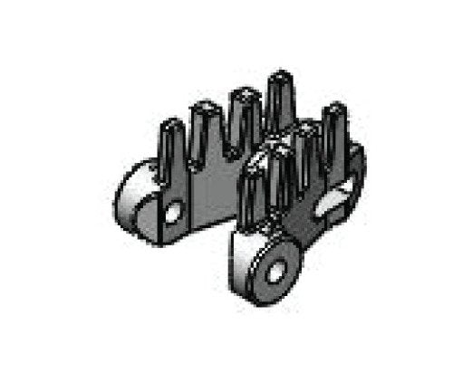 25mm Pitch Polyurethane MultiSpan Link Chain with 10mm Brush Top - Image 1