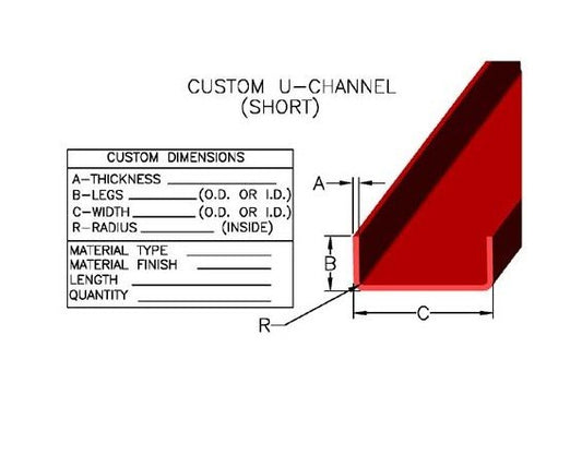 Custom U-Channel - Short - Image 1